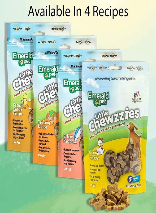 Emerald Pet 3 Pack of Little Chewzzies, 5 Ounces Each, Chicken Flavor Low Calorie Wheat-Free Dog Treats Made in The USA - Image 5